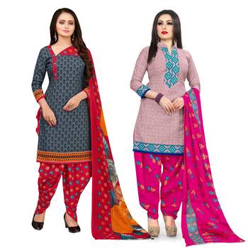 Grey Printed Cotton Salwar 1