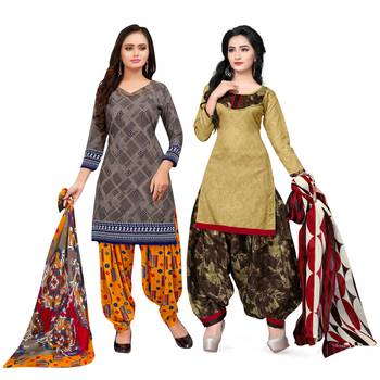 Grey Printed Cotton Salwar 1