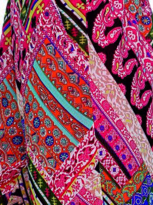 Multi Printed Pink Culotte 5