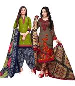 Green Printed Cotton Salwar