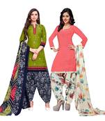 Green Printed Cotton Salwar