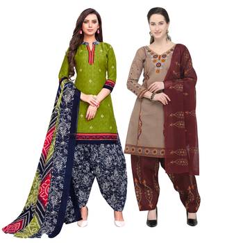 Green Printed Cotton Salwar 1