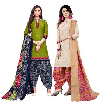 Green Printed Cotton Salwar 1