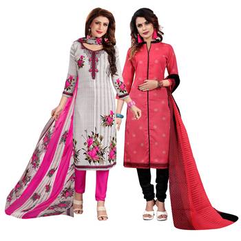 Off-white printed cotton salwar 1