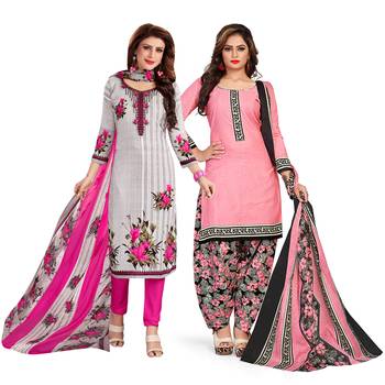 Off-white printed cotton salwar 1