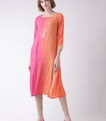 Multicolor printed cotton kurti