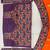 Orange embroidered net semi stitched lehenga