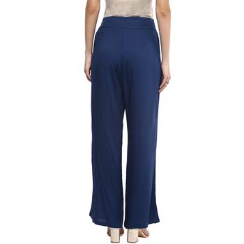 Women Solid Palazzo 2