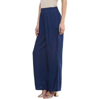 Women Solid Palazzo 3