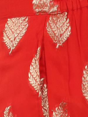 Red Festive Palazzo 5