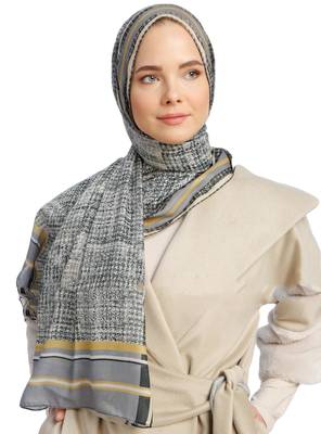 Women'S Printed Pashmina Cotton Scarf Hijab Dupatta 1