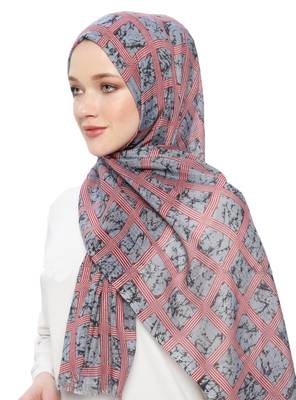 Women'S Casual Wear Pashmina Cotton Printed Hijab Scarf 1