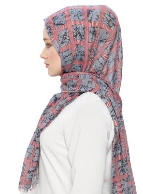 Women'S Casual Wear Pashmina Cotton Printed Hijab Scarf 2