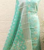 Women's Chanderi Banarasi Unstitched Suit Fabric