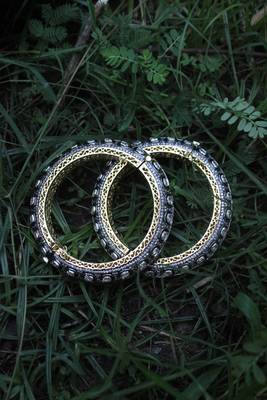 Black Silver Victorian Bangles 3