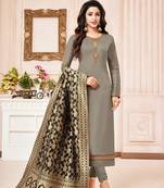 Designer Pure Cotton Jam Silk Un-Stitched Salwar Suit