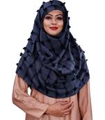 Pom Pom Viscose Cotton Arabian Scarf Hijab For Women