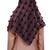 Salmon Color Pom Pom Viscose Cotton Arabian Scarf Hijab For Women