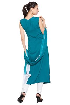 Green Embroidered Cotton Salwar 4