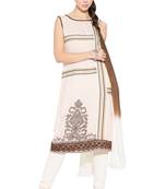 White Embroidered Cotton Salwar