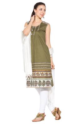 Blue Embroidered Cotton Salwar 2