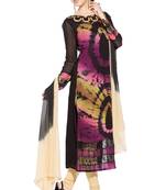 Multicolor Embroidered Georgette Salwar