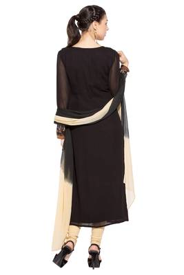 Multicolor Embroidered Georgette Salwar 3