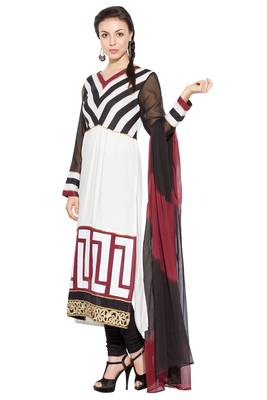 White Embroidered Cotton Salwar 2