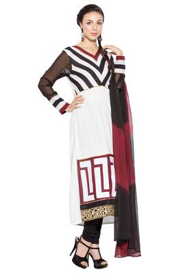 White Embroidered Cotton Salwar 3