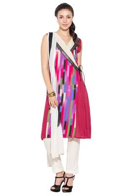 Pink Printed Cotton Salwar 1