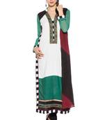 White Embroidered Cotton Salwar