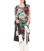 Multicolor Printed Georgette Salwar