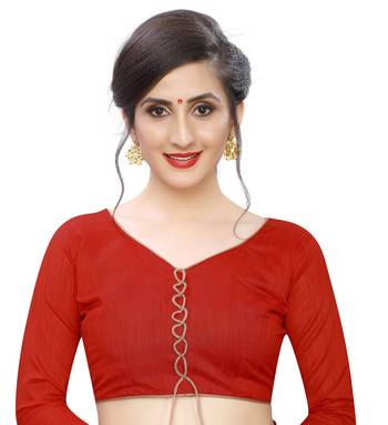 Black embroidered art silk saree with blouse 5