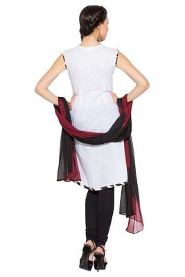 White Embroidered Cotton Salwar 4