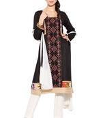 Black Embroidered Cotton Salwar