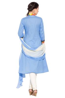 White Printed Cotton Salwar 4