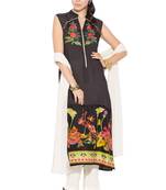 Black Embroidered Cotton Salwar