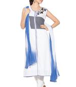 White Embroidered Cotton Salwar