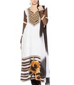 White Printed Cotton Salwar