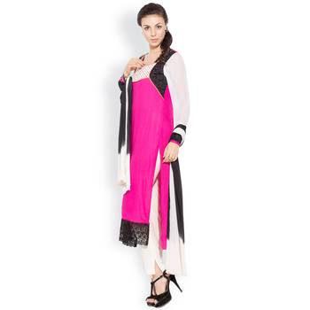 Pink Embroidered Cotton Salwar 2