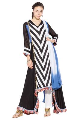 Black Printed Cotton Salwar 1
