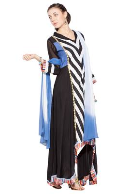 Black Printed Cotton Salwar 3