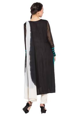 Blue Embroidered Cotton Salwar 4