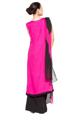 Pink Embroidered Cotton Salwar 4