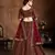 Maroon Heavy Zari And Sequins Embroidered Wedding Bridal Lehenga Choli With Dupatta
