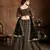 Alluring Black Heavy Zari And Sequins Embroidered Wedding Designer Lehenga Choli With Dupatta