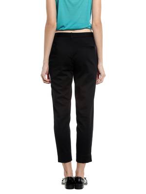 Black Basic Ankle Length Pant 2