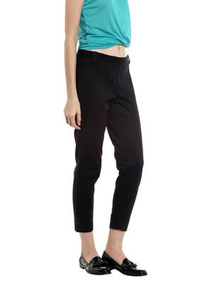 Black Basic Ankle Length Pant 4