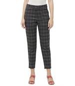 Black Checkered Pant