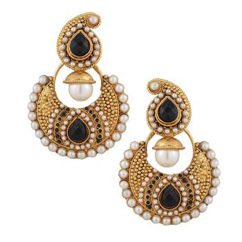Glowing & elegant, elegant & pretty, pretty & beautiful earring ha65k 1